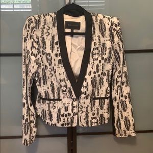 BCBG animal abstract jacket